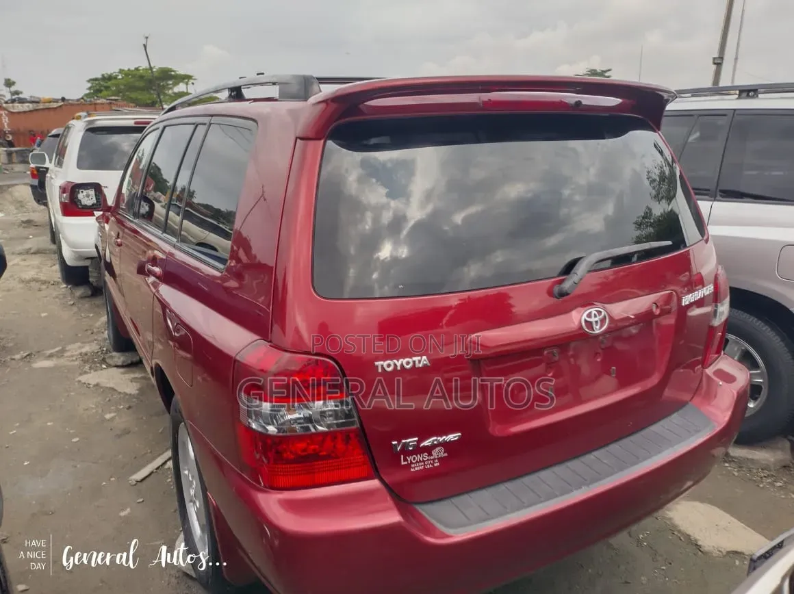 Toyota Highlander 2006 Maroon