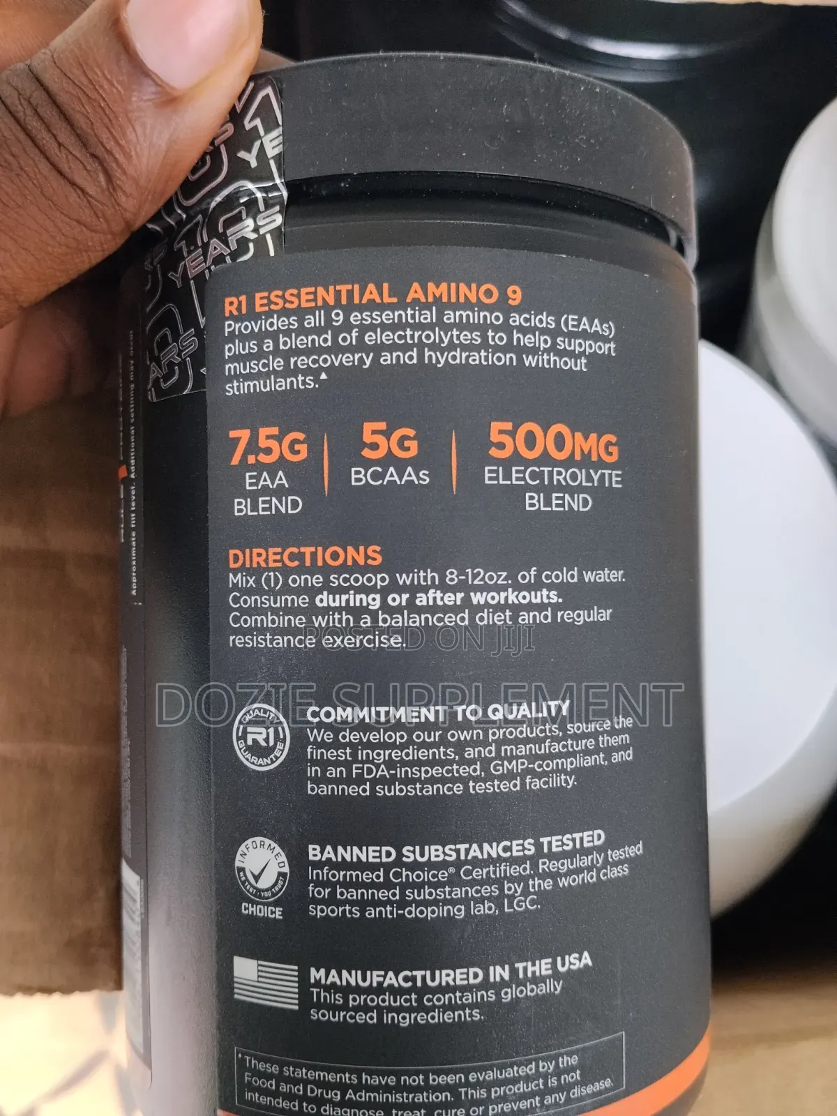 Rule 1 Essential Amino 9 X 30 Servings