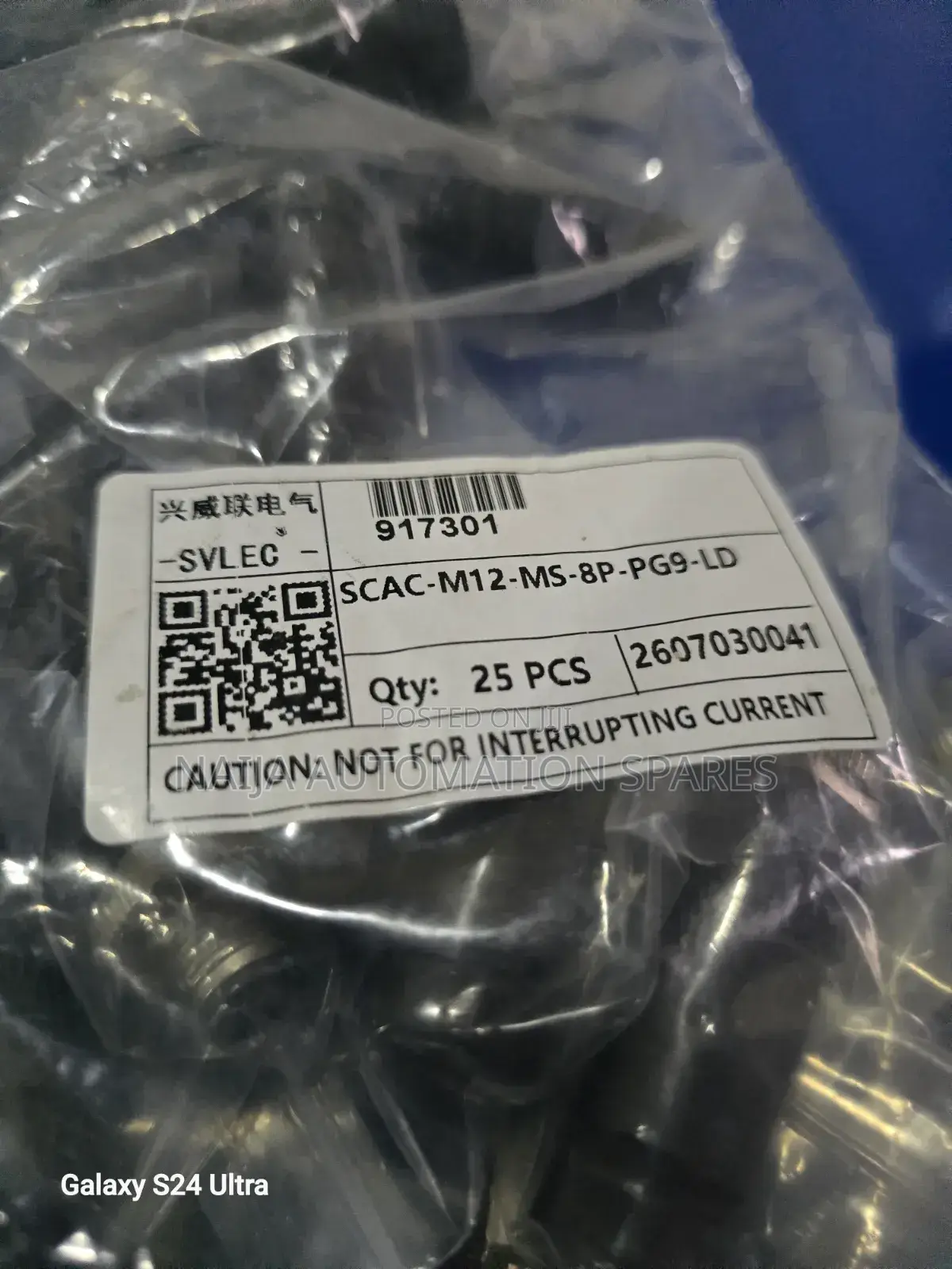 SCAC-M12-MS-8P-PG9-LD| M12, 8-Pin Male, Straight, PG9, Sensor Plug