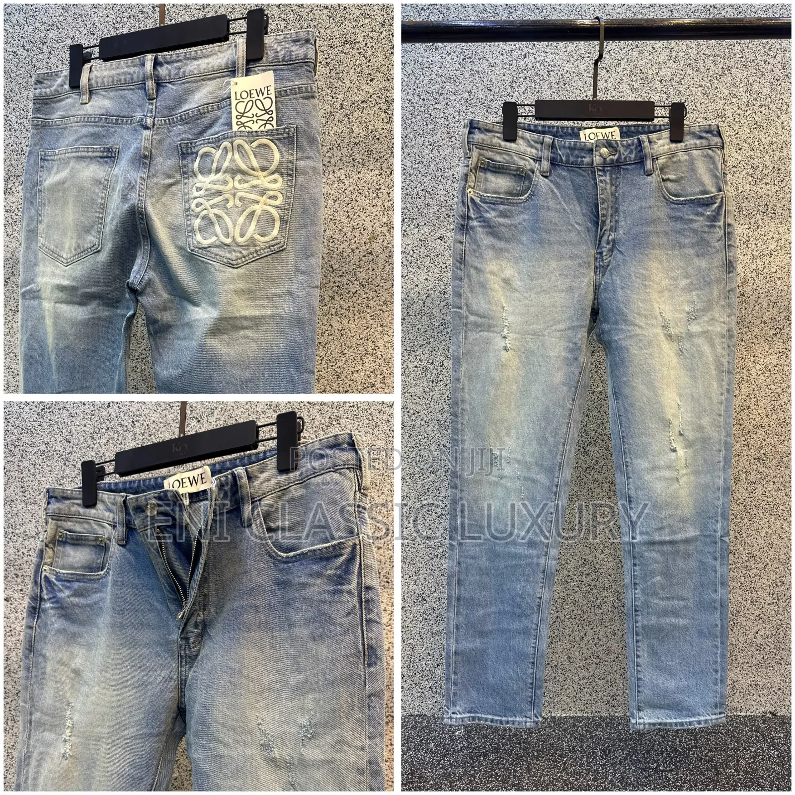 High Demand Luxury Men's Jeans Gucci Best Quality Well Branded Package