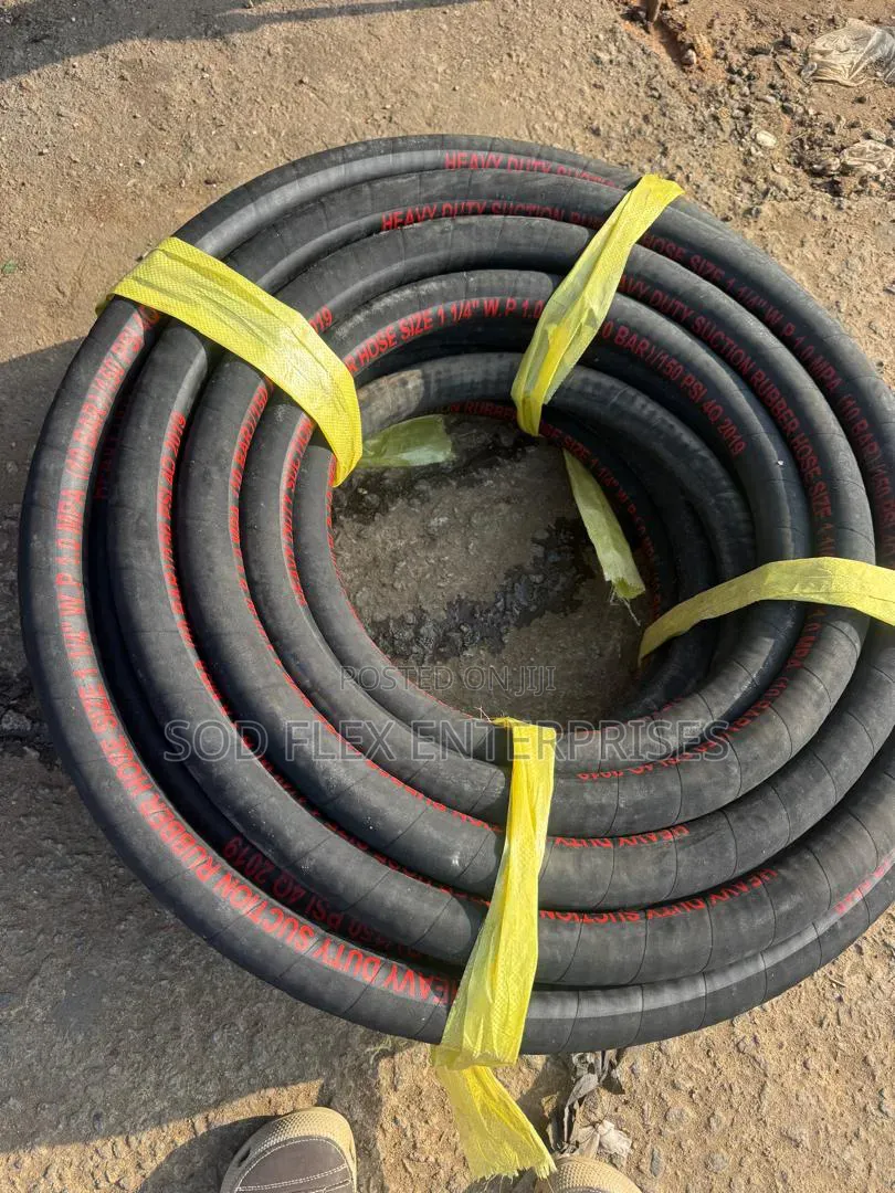 11.5" Black Durable Wire Suction Hose