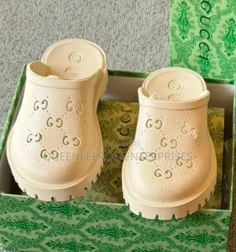 GUCCI GG Print Robber Half Shoe