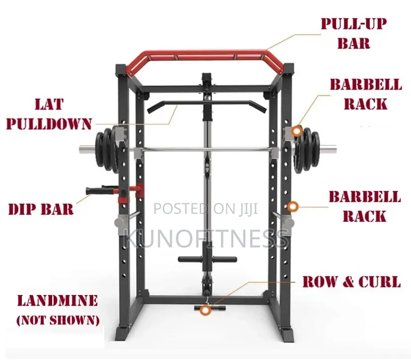 Power Rack With Cable Attachments – Home Gym Cage