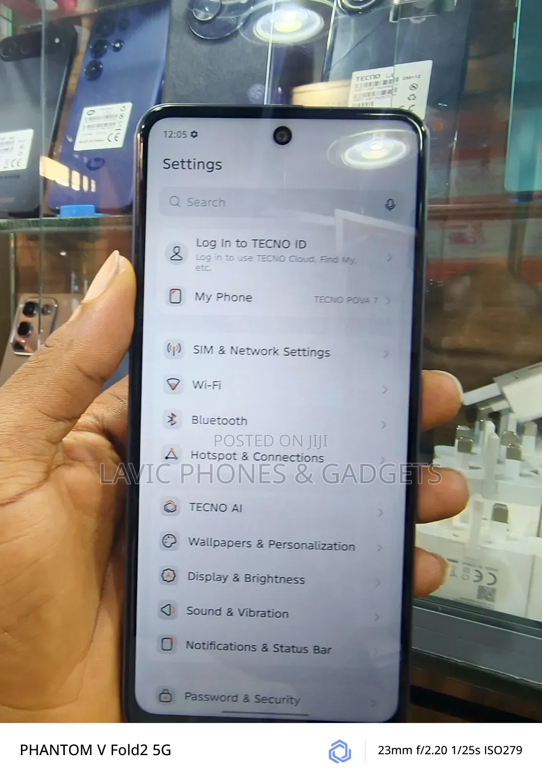 New Tecno Pova 7 128 GB Black