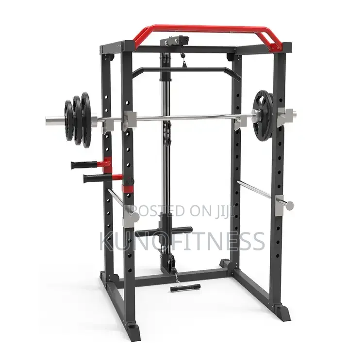 Squat Rack With Cable Attachment – Multi Function Cage