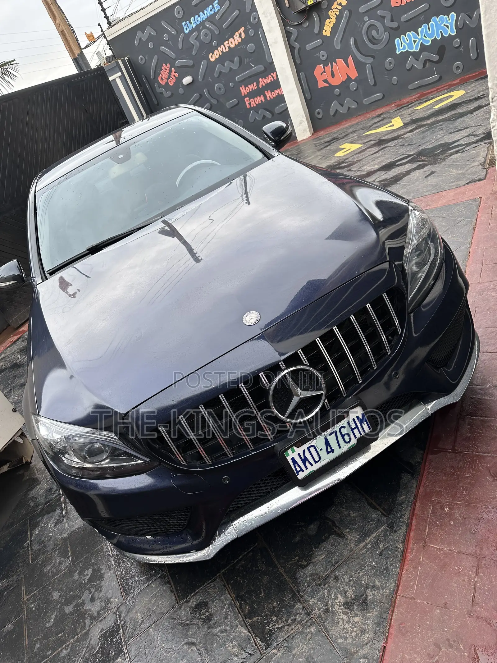 Mercedes-Benz C300 Sport 4Matic Sedan AWD (2.0L 4cyll 7A) 2016 Blue