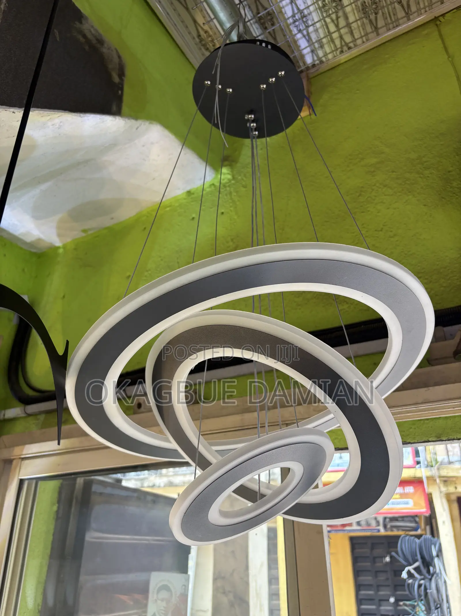 3 Ring Led Dropping Chandelier
