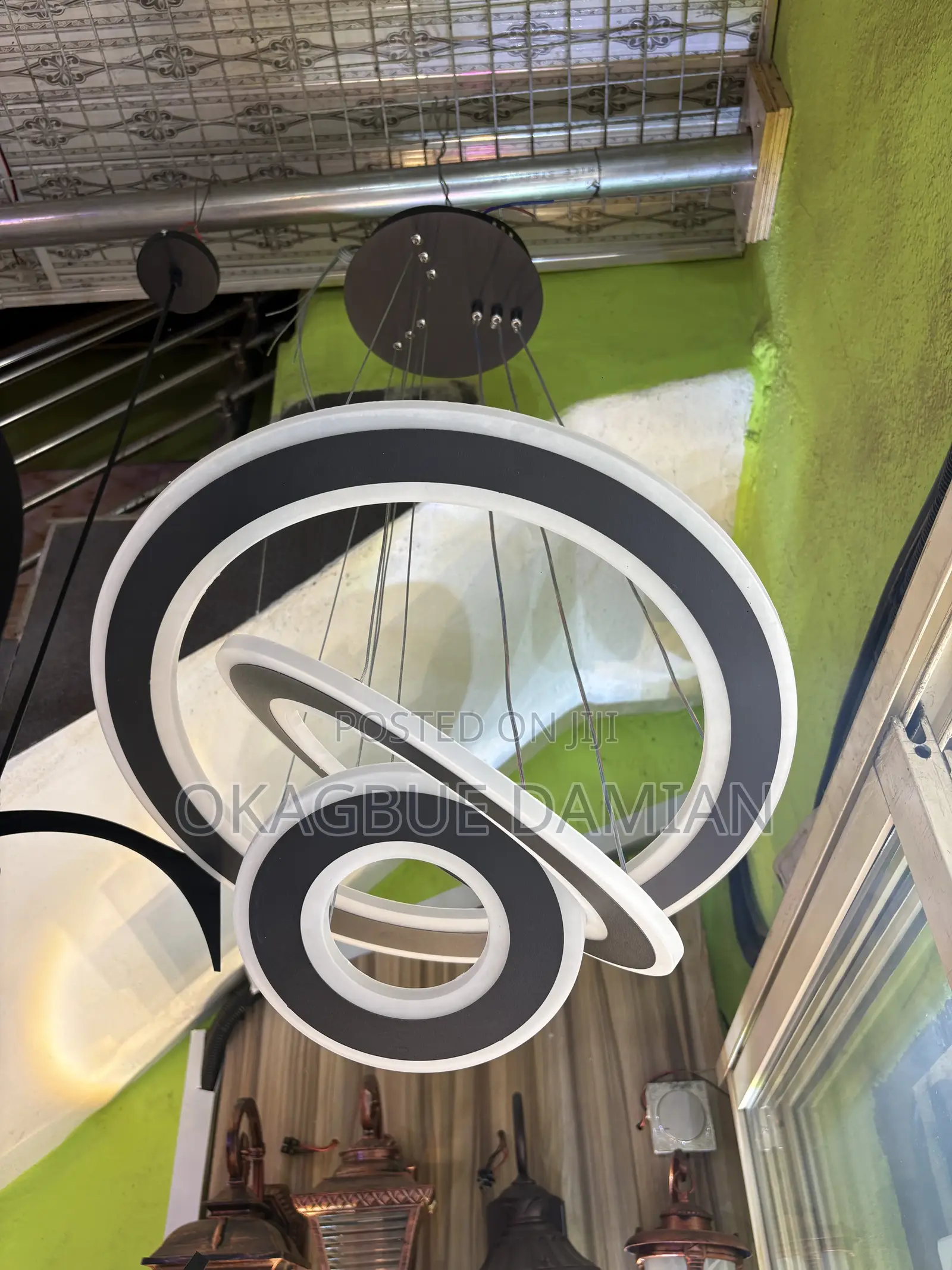 3 Ring Led Dropping Chandelier