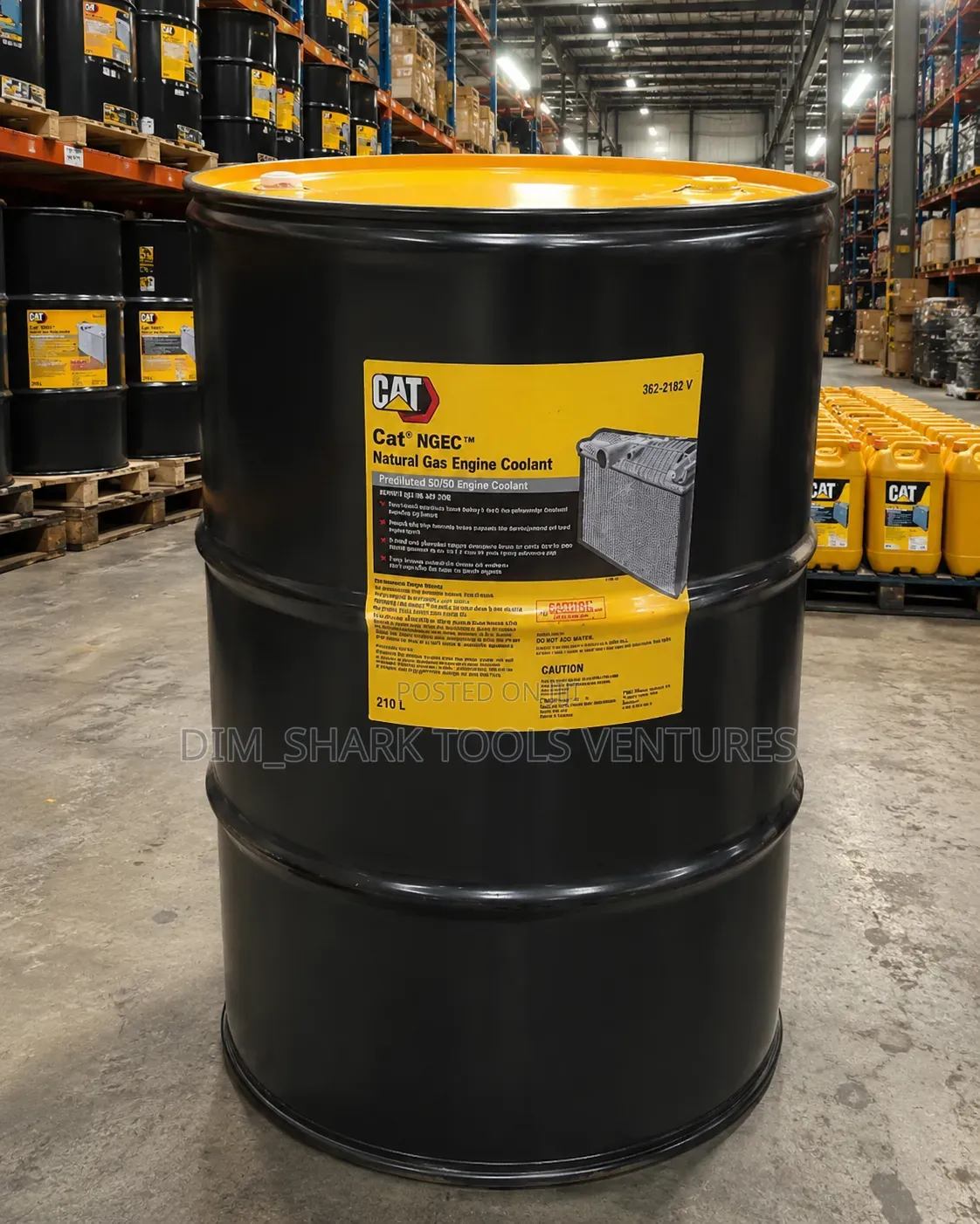 210-Litre Cat NGEC(Natural Gas Engine Coolant)50/50 Prediluted Coolant