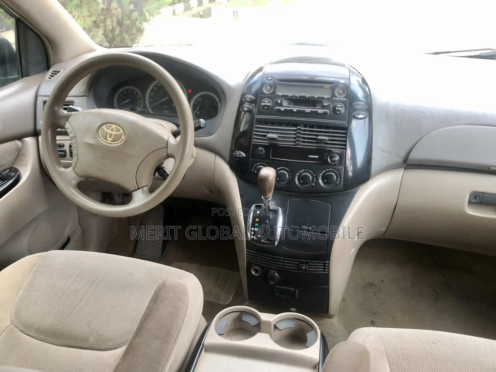 Toyota Sienna CE FWD (3.3L V6 5A) 2004 Blue