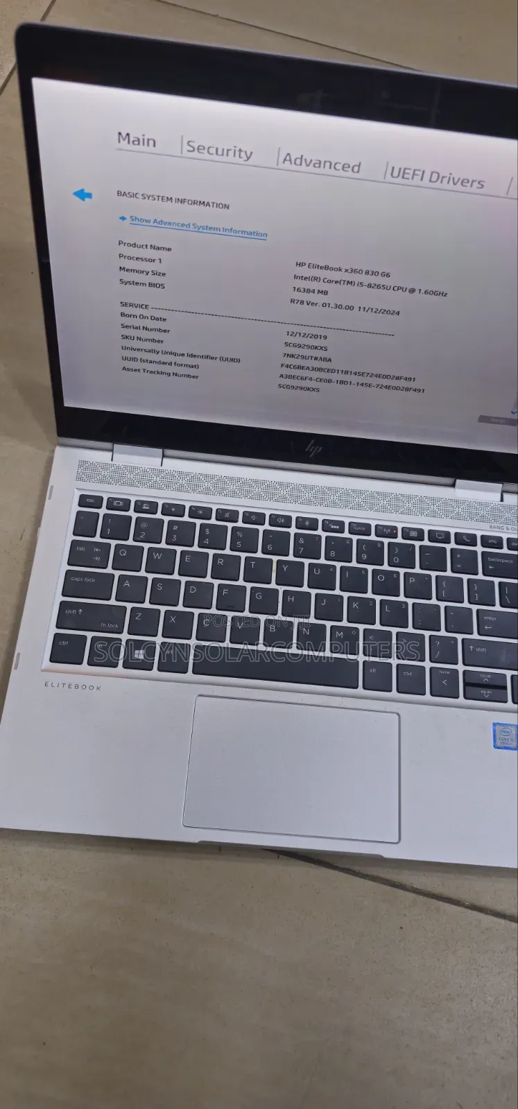 Laptop HP EliteBook x360 830 G6 16GB Intel Core i5 SSD 512GB