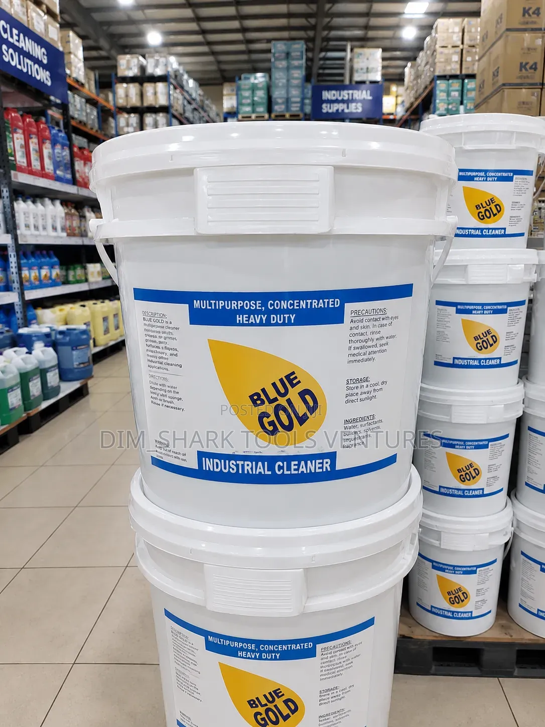 20litre Blue Gold Industrial Cleaner