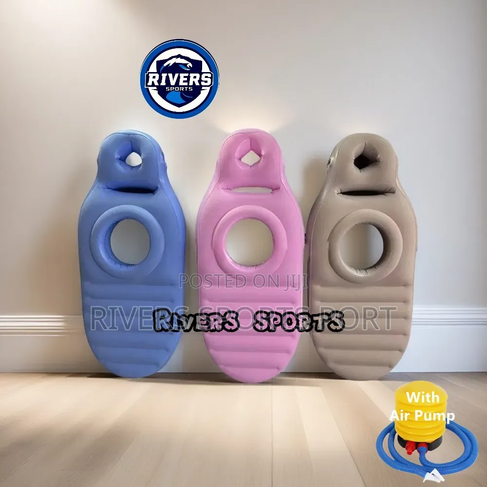 Inflatable Pregnancy Pillow/Matress With Belly Head Hole WITH PUMP