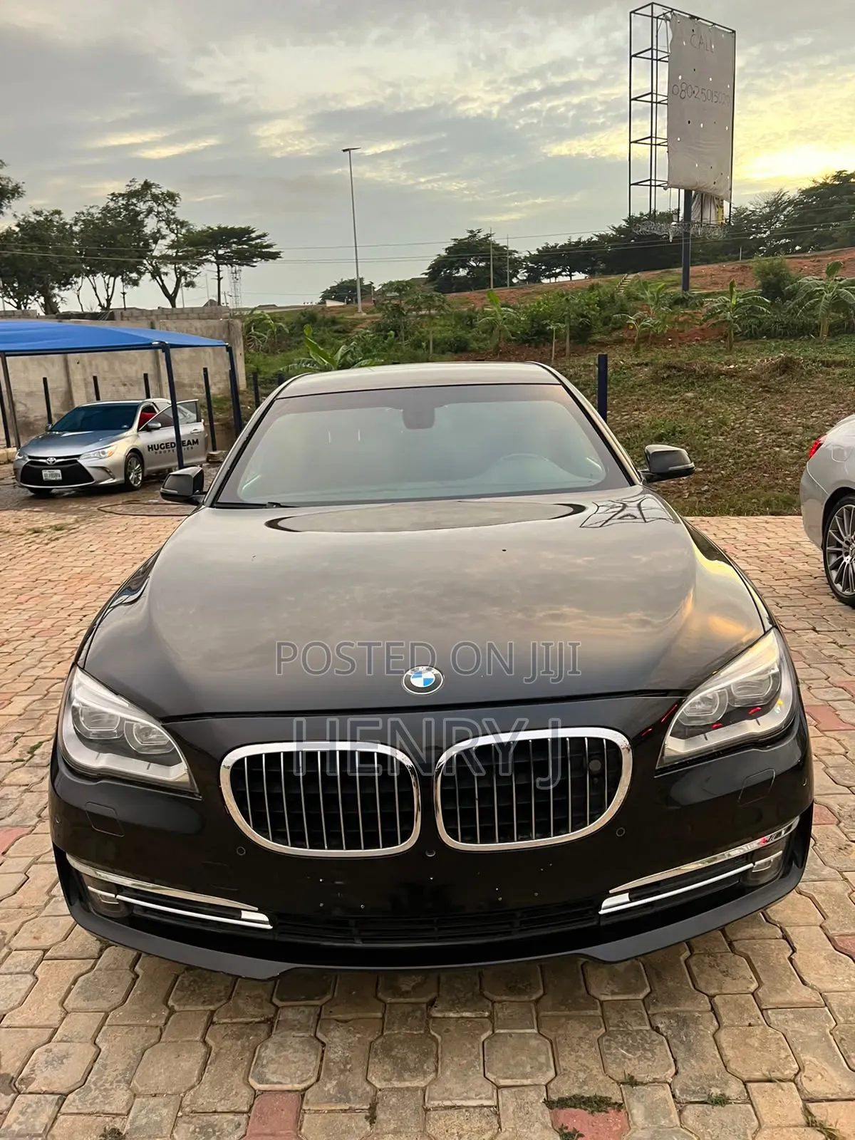 BMW 7 Series 730Li 2012 Black