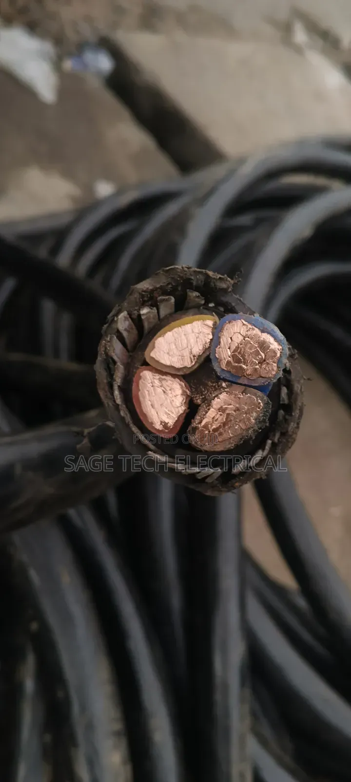 95mm 4core Kablmetal PVC SWA PVC Armoured Cable