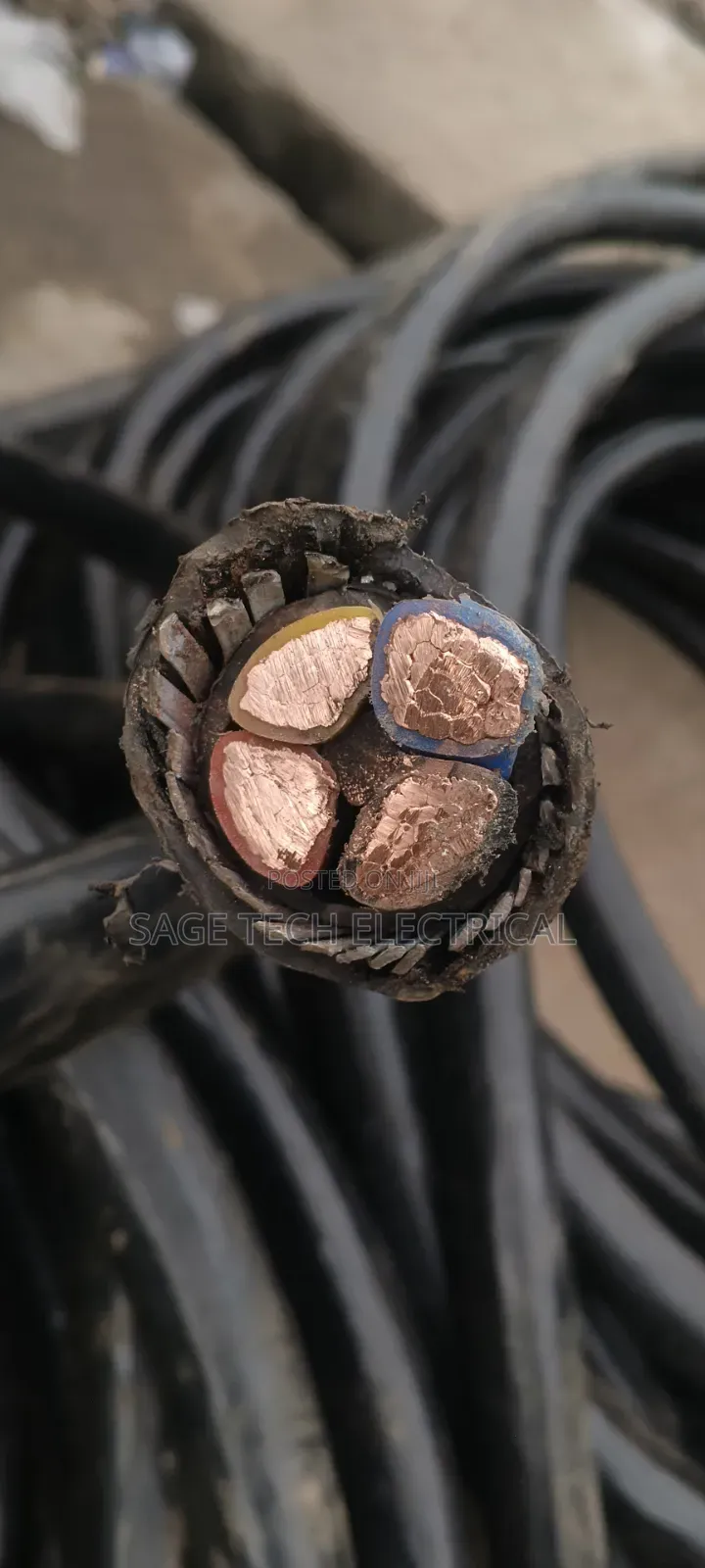 95mm 4core Kablmetal PVC SWA PVC Armoured Cable