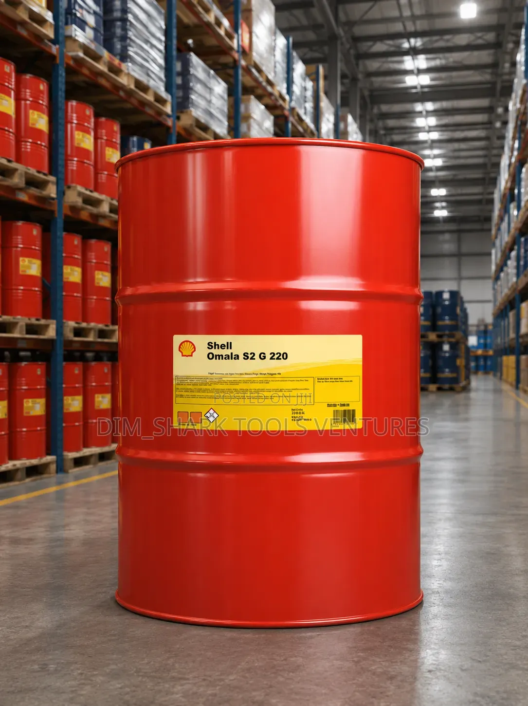 209-Liter Drum of Shell Omala S2 G 220(Heavy Duty Industrial Gearbox)