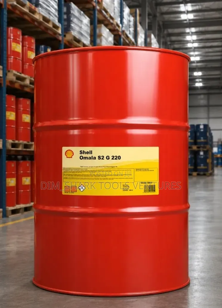 209-Liter Drum of Shell Omala S2 G 220(Heavy Duty Industrial Gearbox)