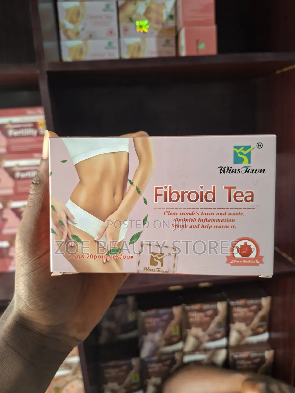 WinsTown Fibroid Tea (20 Tea Bags × 2.5g)