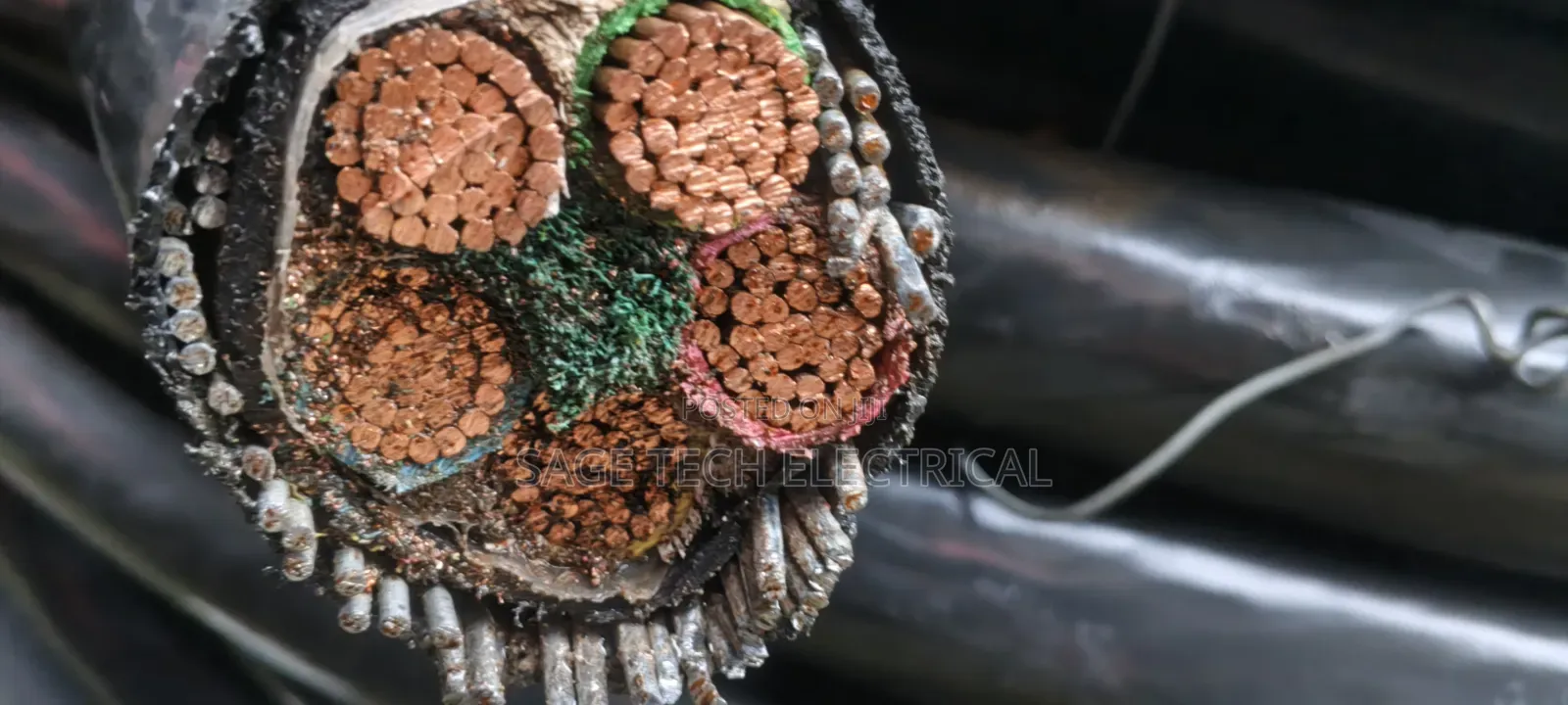 95mm 5core PVC SWA PVC Armoured Cable Purechem