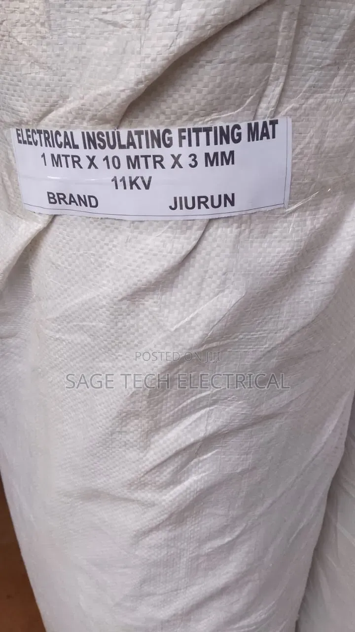 3mm 10mtr Insulating Fitting Mat 11kv