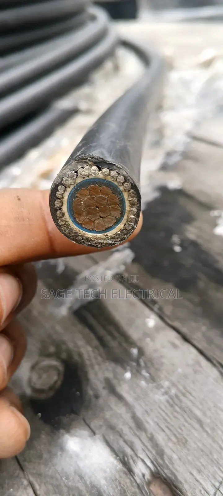 95mm Single Core PVC SWA PVC Armoured Cable