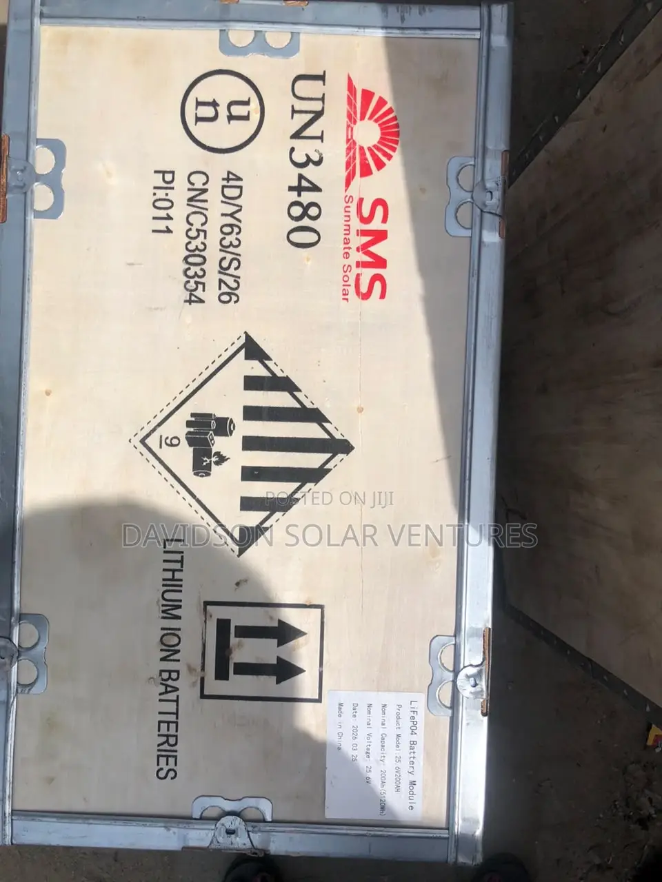 5kwh 24v SMS Lithium Ion Battery