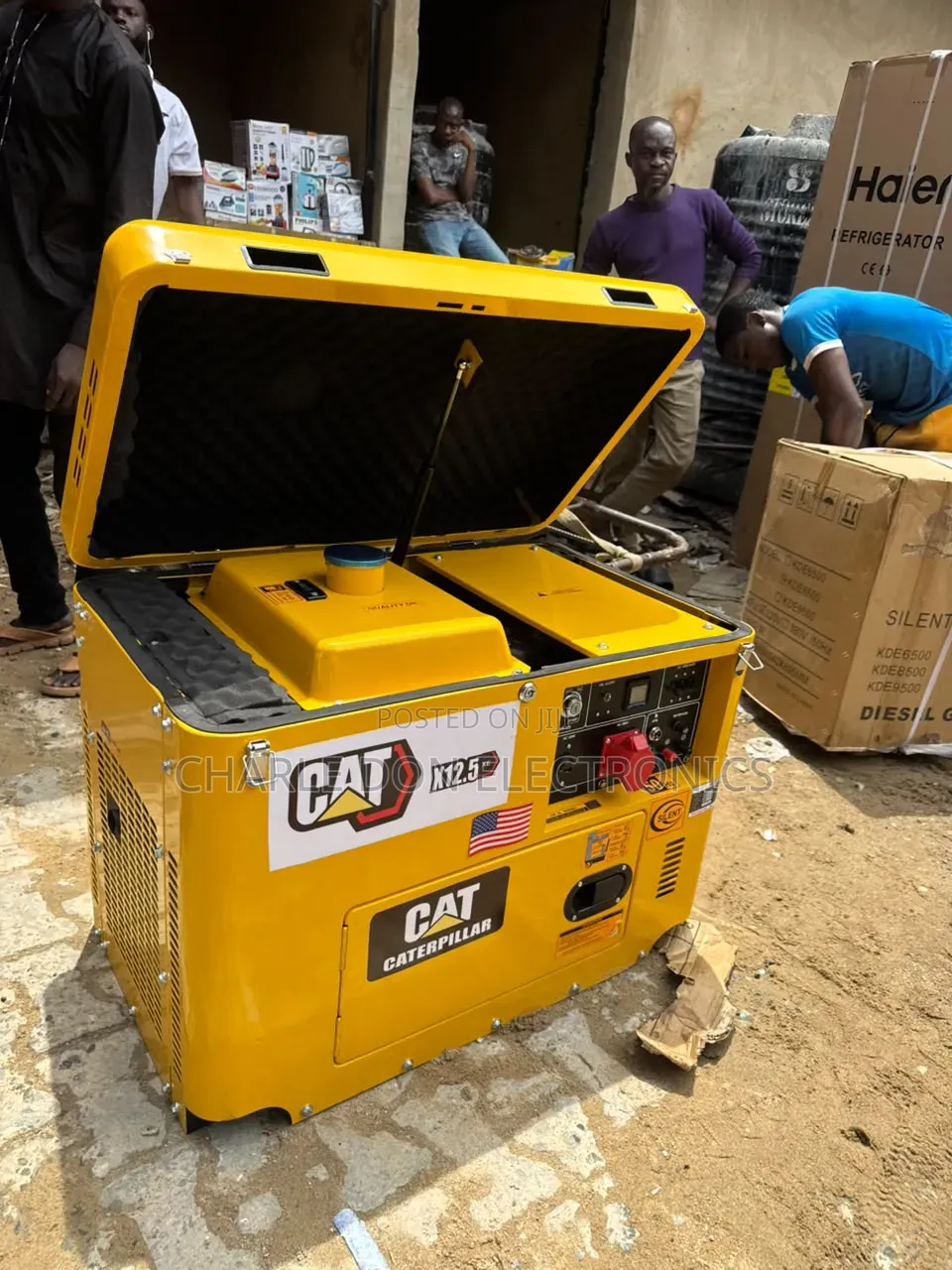 High-Quality CAT 12.5kVA Soundproof Generator – Ready for Delivery