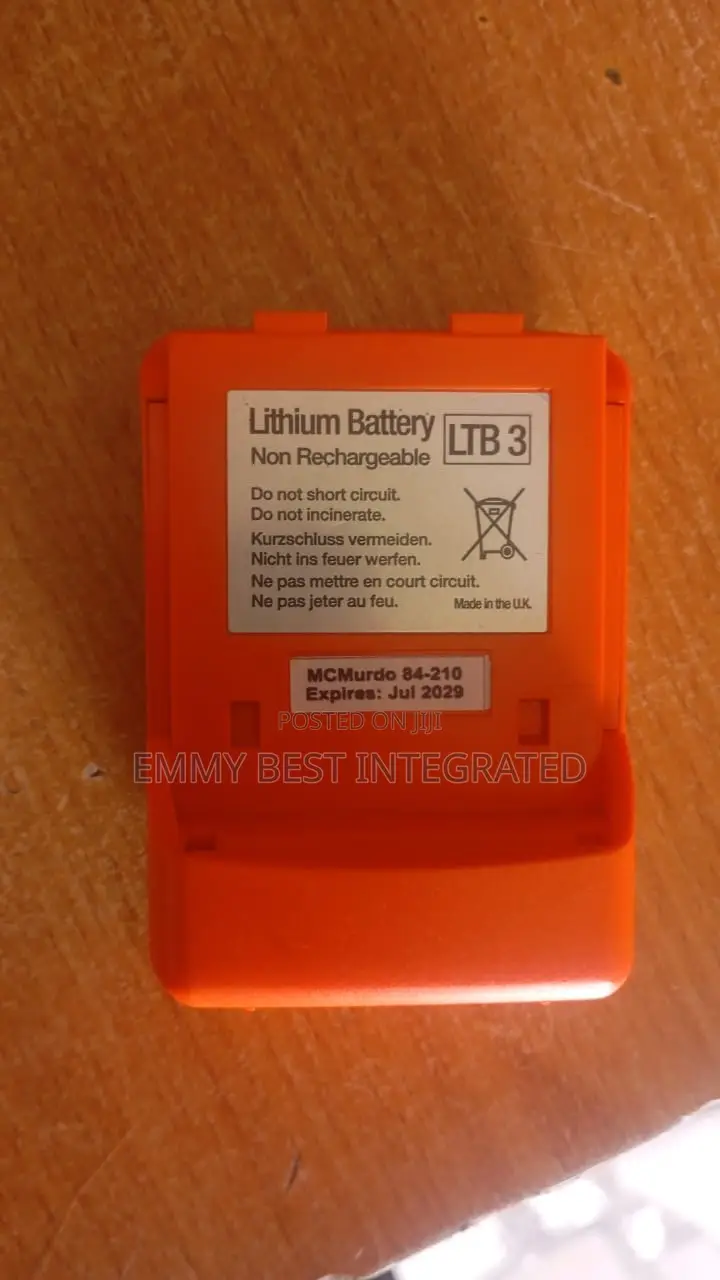 McMurdo LTB3 Lithium Battery (Part Number: 84-210