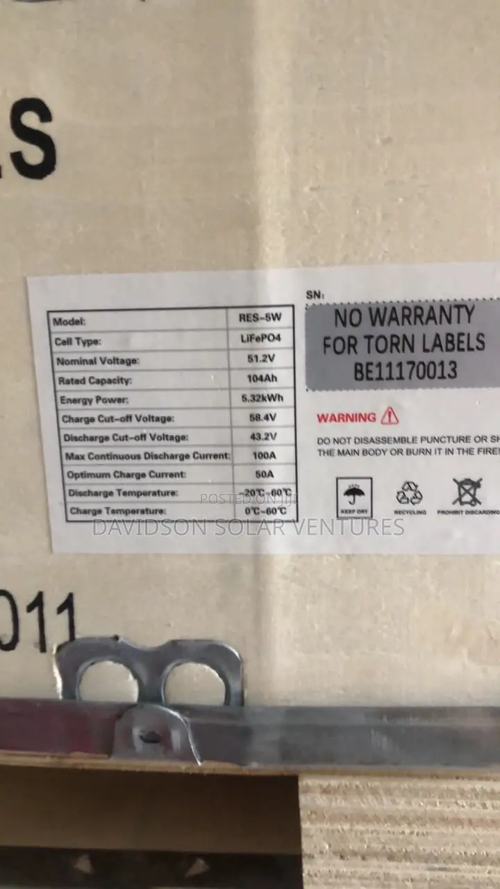 5kwh 48v Hyper Power Lithium Ion Battery
