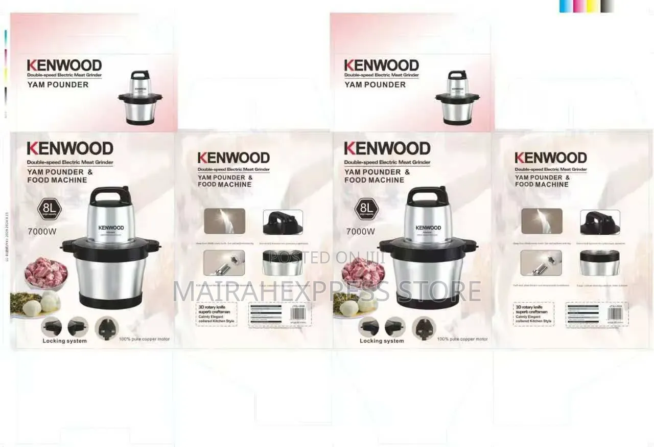 8000watt 8L Kenwood Food Processor/Yam Pounder 2st7