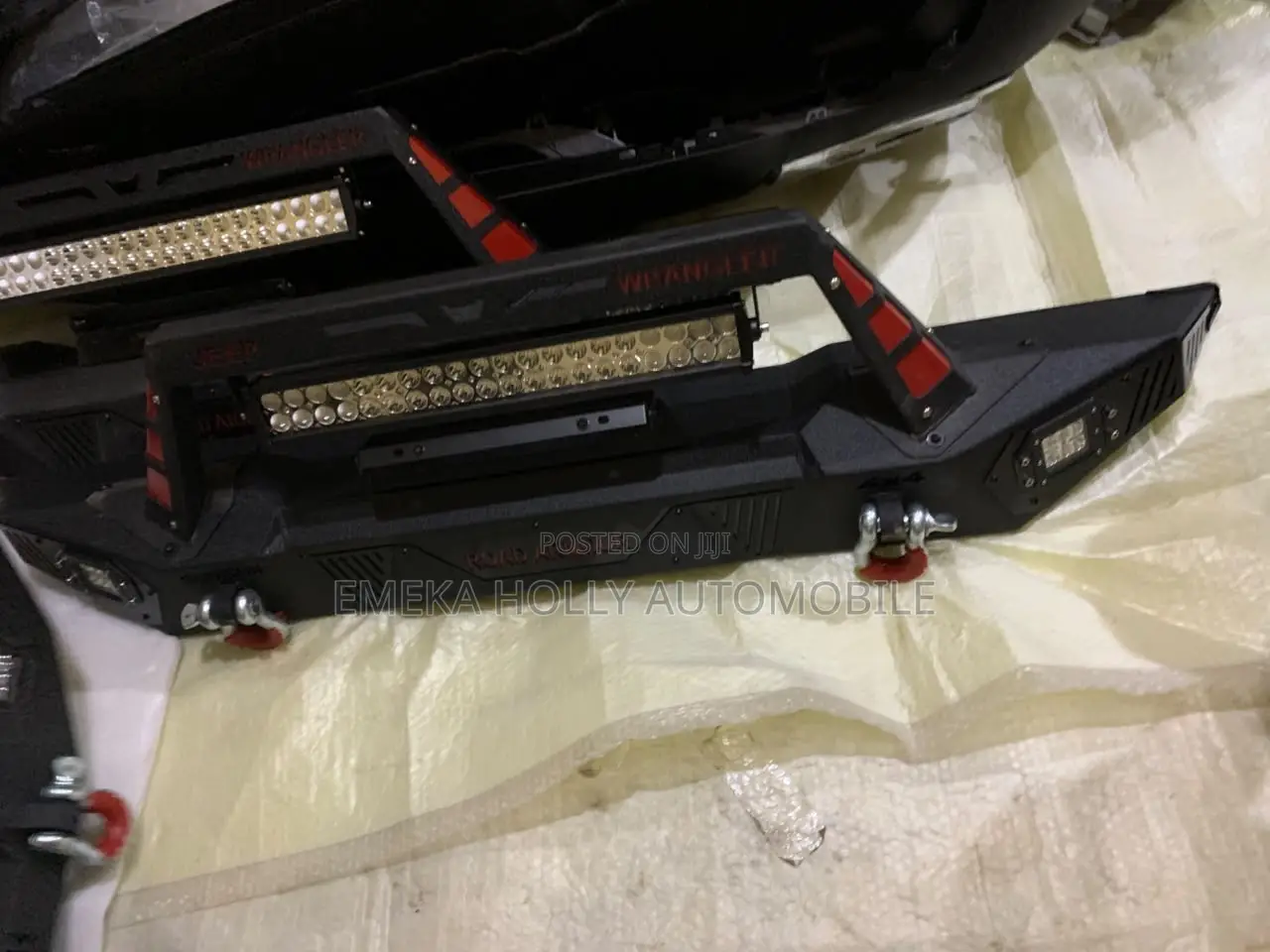 Brand New Heavy-Duty Steel Off-Road Front Bumper for Jeep Wrangler