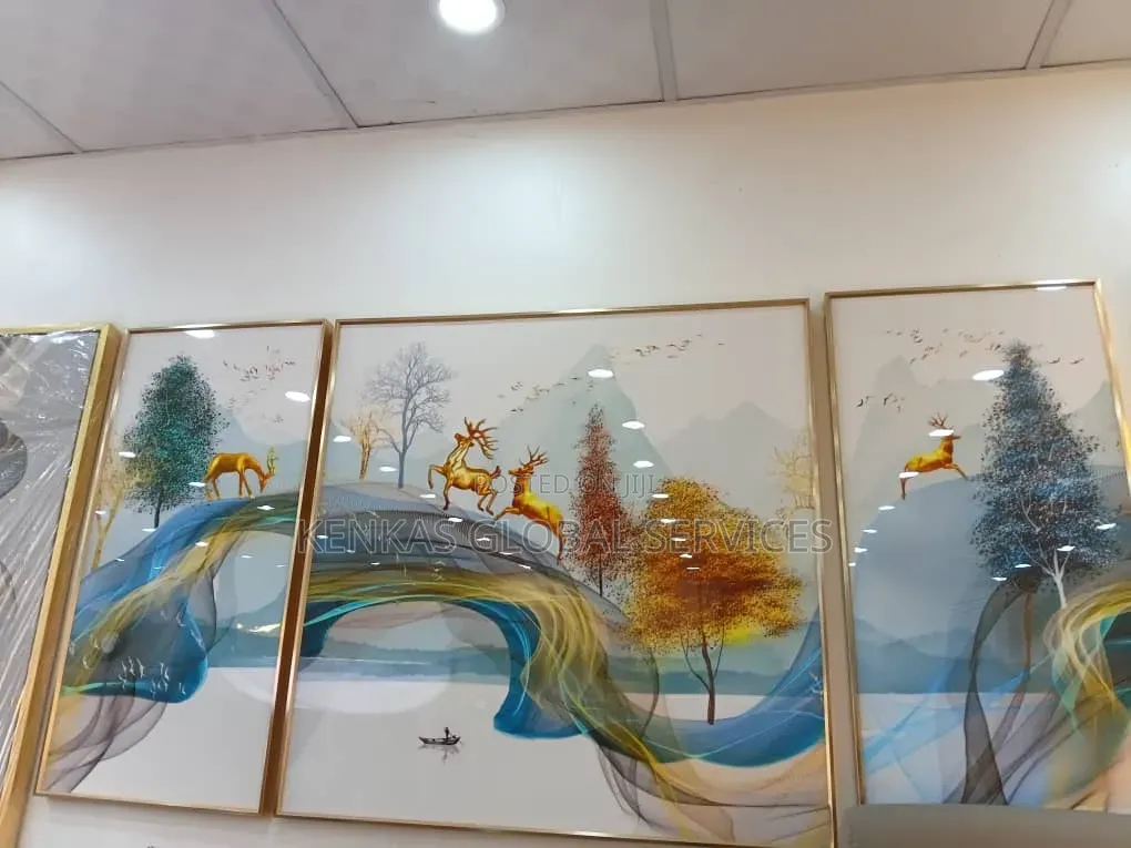 Luxury 3-Piece Framed Landscape Wall Art Set