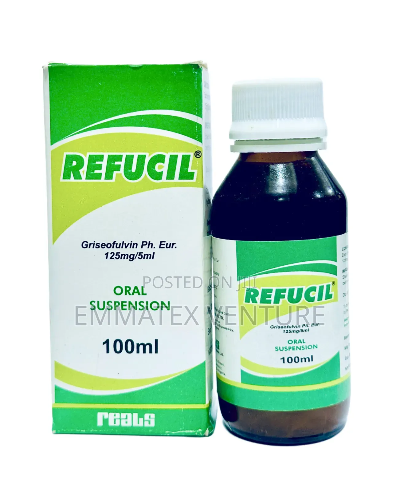 Refucil Suspension (Griseofulvin) X100ml