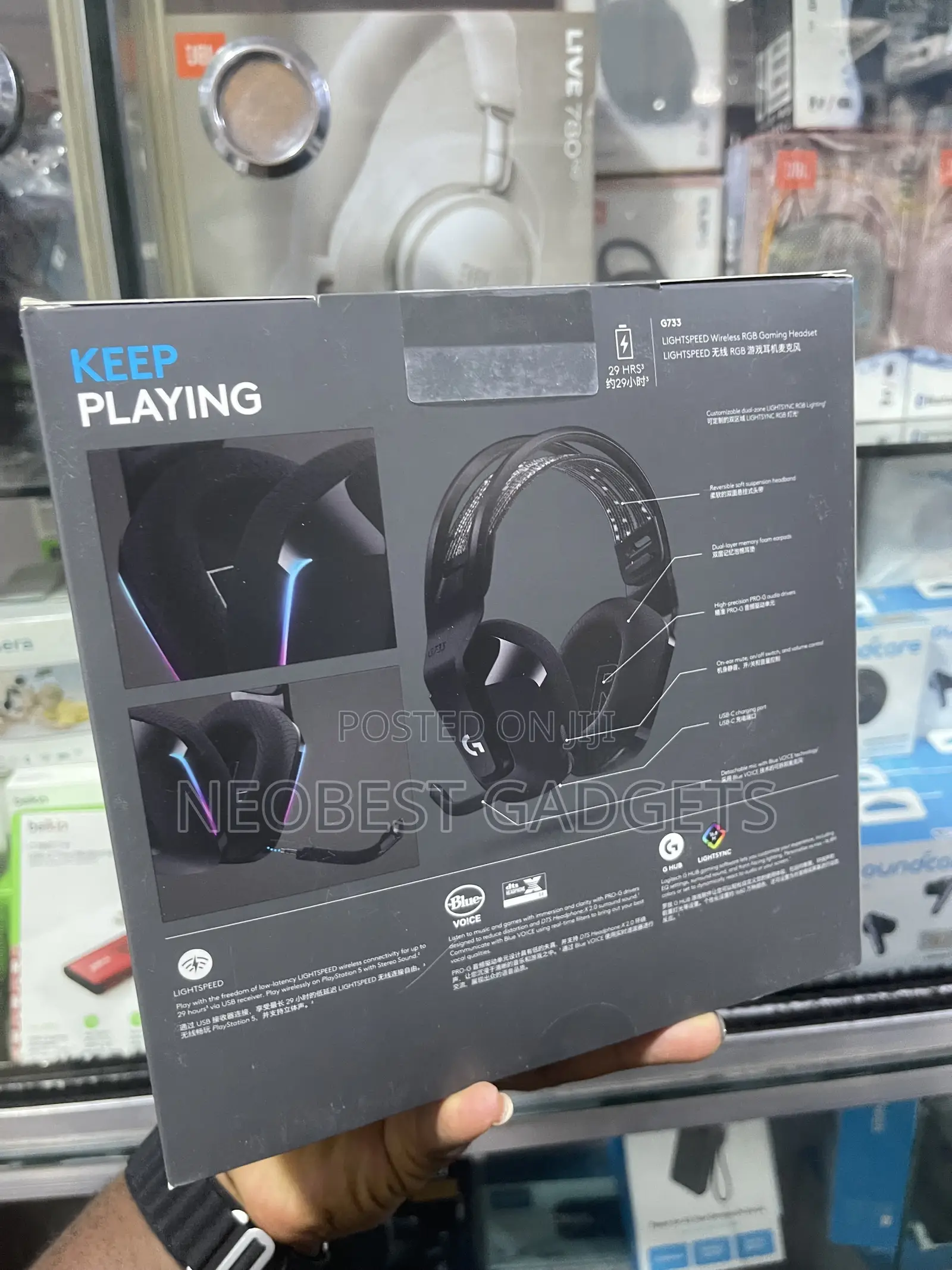 Brand New Logitech G733 Wireless Gaming Headset
