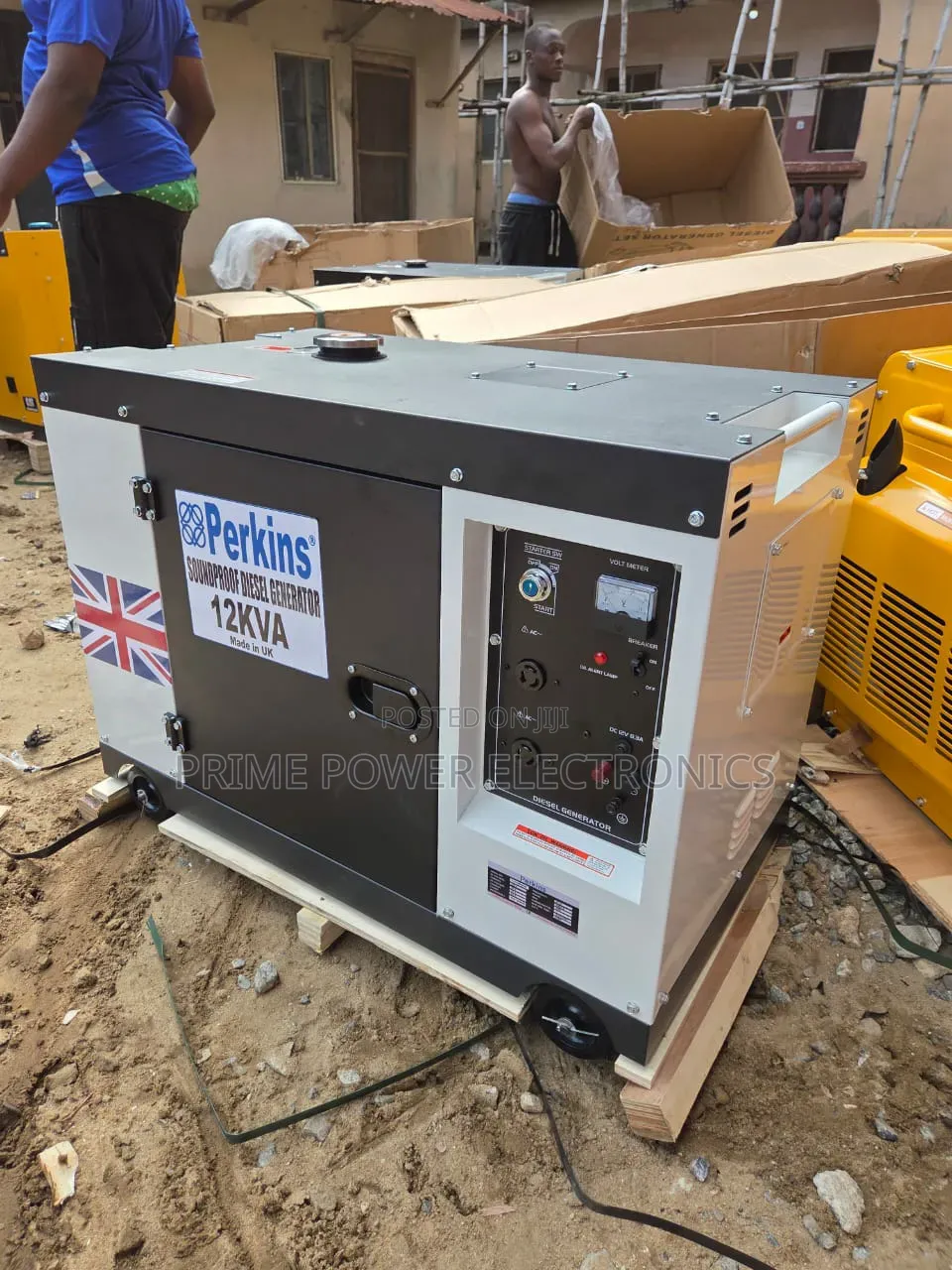 Heavy-Duty 12kVA Perkins Soundproof Generator – 100% Copper