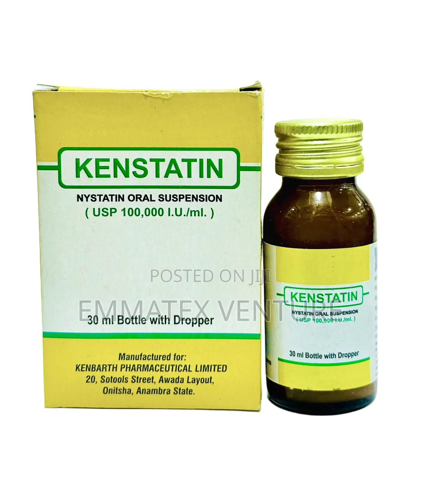 Kenstatin Drop Oral Suspension (Nystatin) X30ml