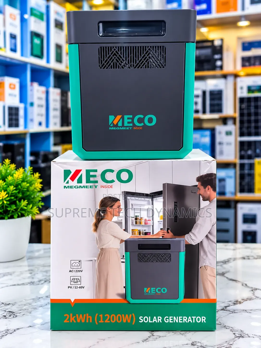 MECO 2,000W Portable Power Station – 1,200W Output