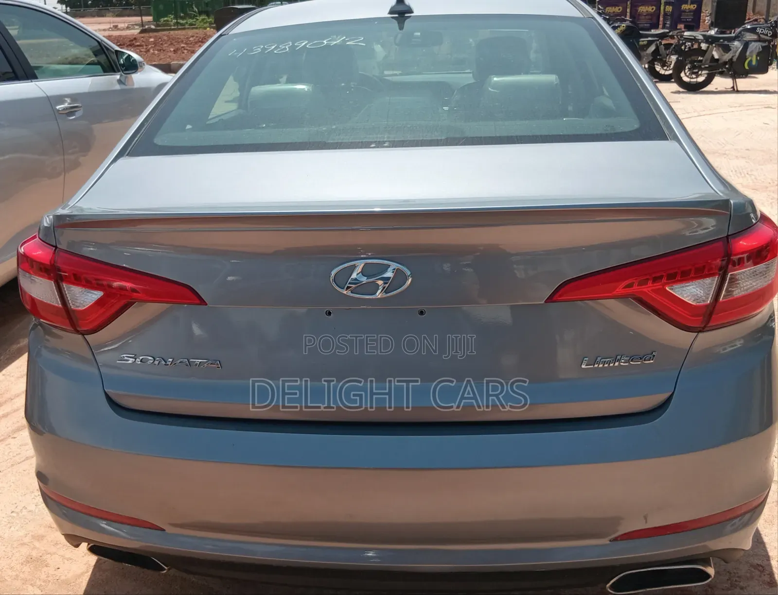 Hyundai Sonata Limited 2.0T Seban (2.0L 4cyl 6A) 2016 Gray