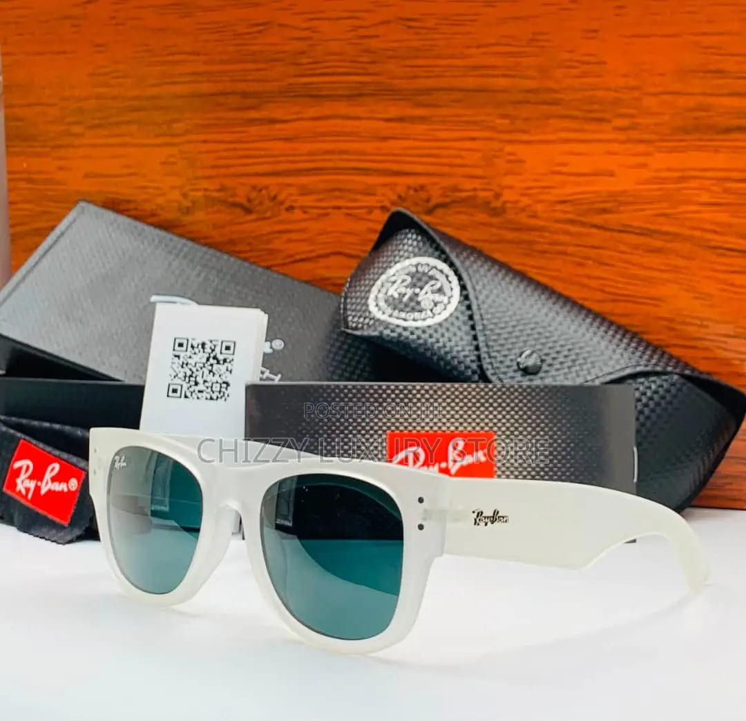 High Quality Luxury Men White Rayban