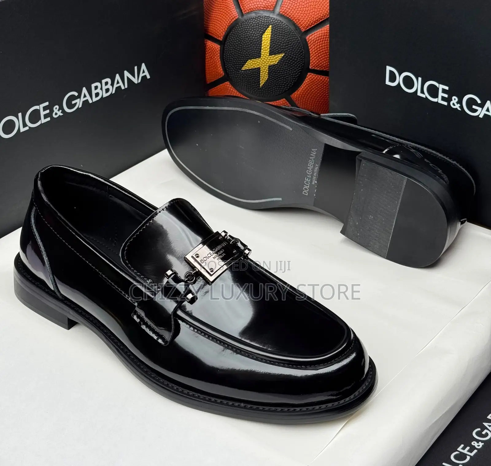 Docle Gabbana Quality Luxury Men Genuine Leather Loafers