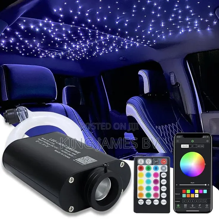 Car Fiber Optic Star Ceiling Light – Galaxy Ambient Lighting