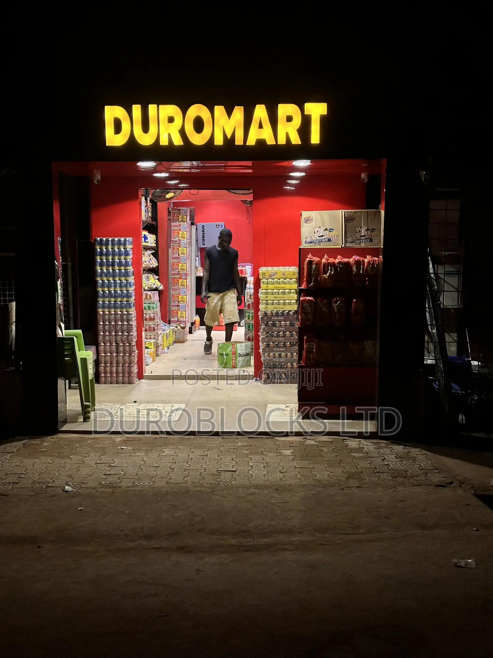 Fully Functional Supermarket for Sale, Solar System Included