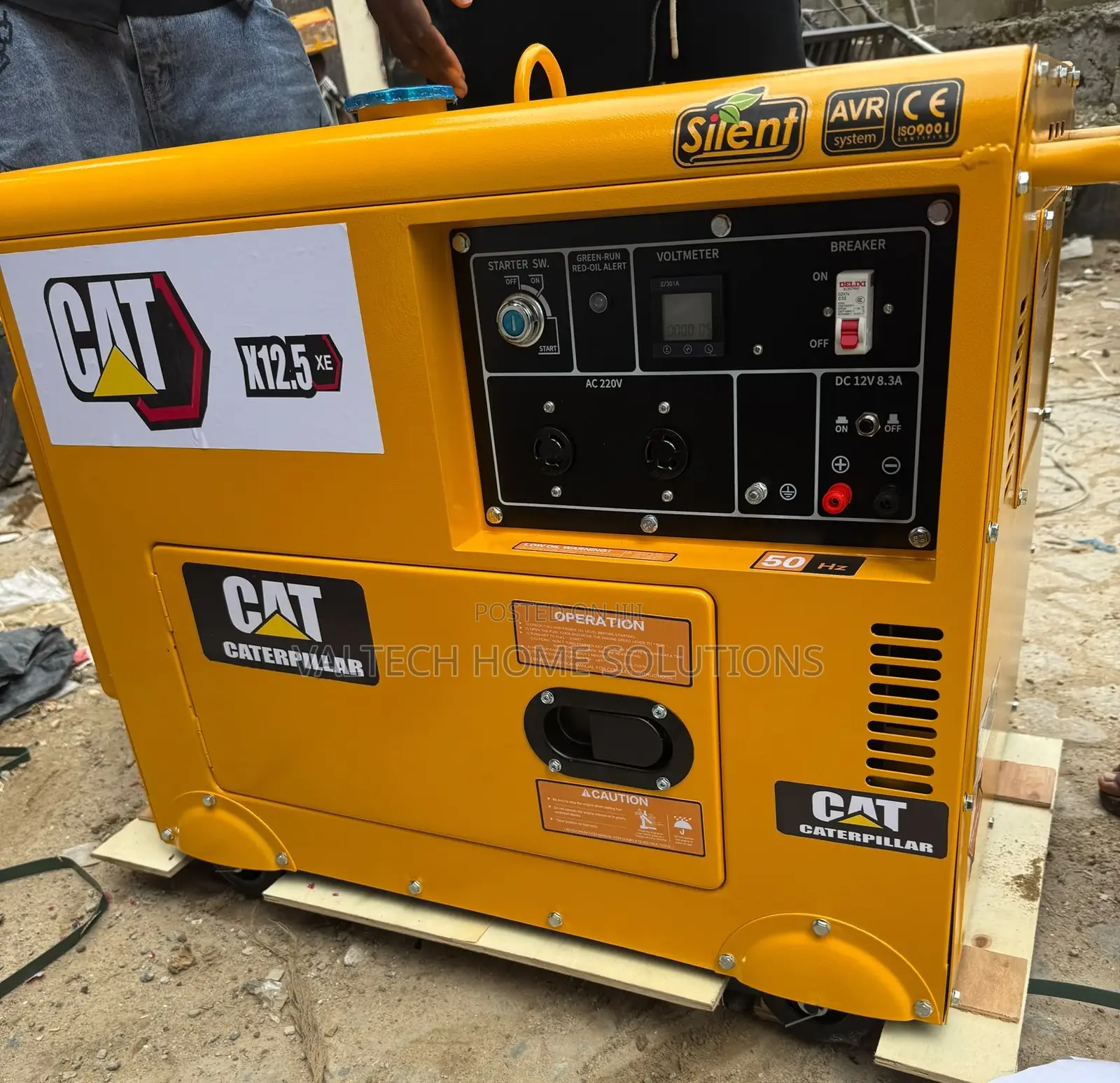 Original 12.5KVA CAT Silent Diesel Generator | Fuel Efficient