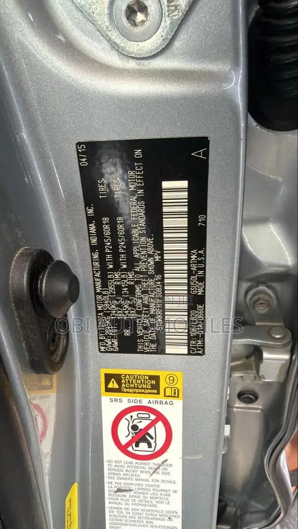 Toyota Highlander 2015 Silver