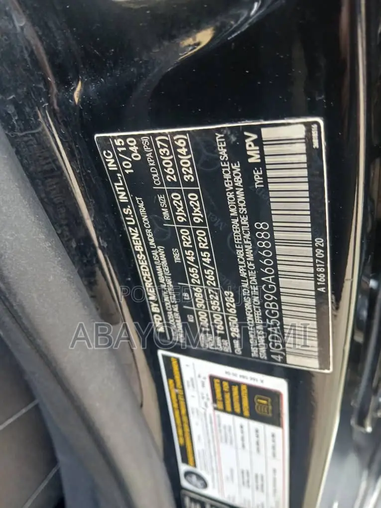 Mercedes-Benz GLE-Class 2016 Black