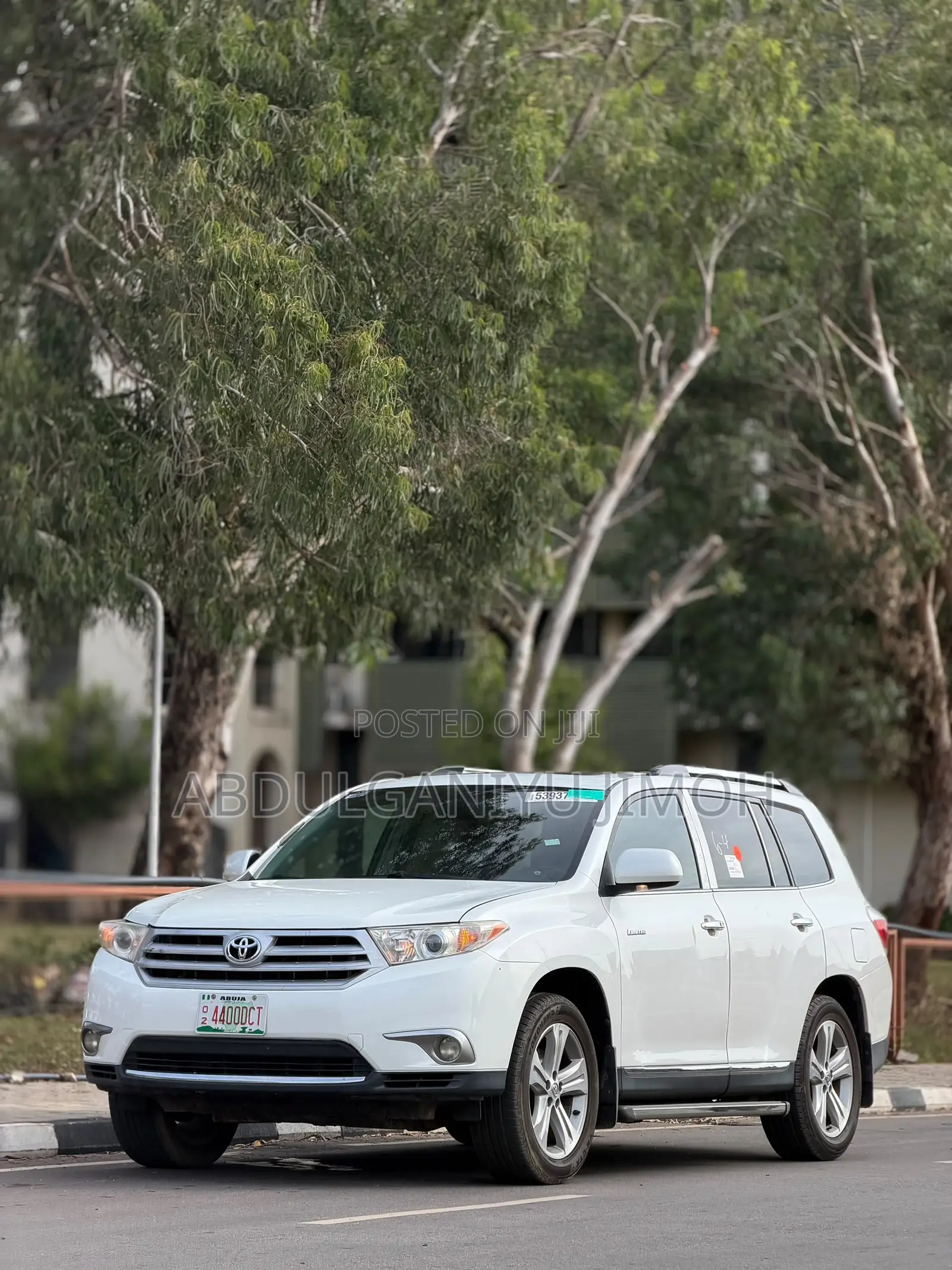 Toyota Highlander Limited 3.5l 4WD 2013 White
