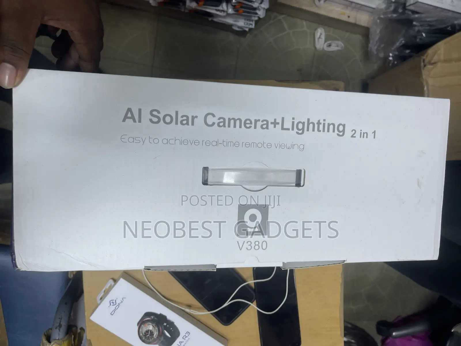Brand New V380 AI Solar Camera With Lighting