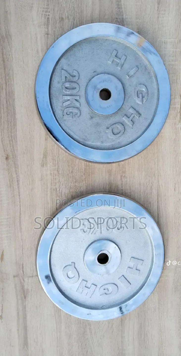 Plates Dumbbells 20kg Chrome