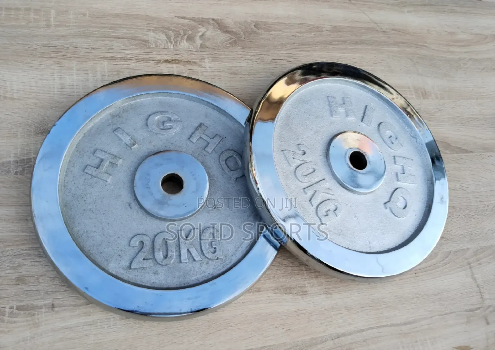 Plates Dumbbells 20kg Chrome